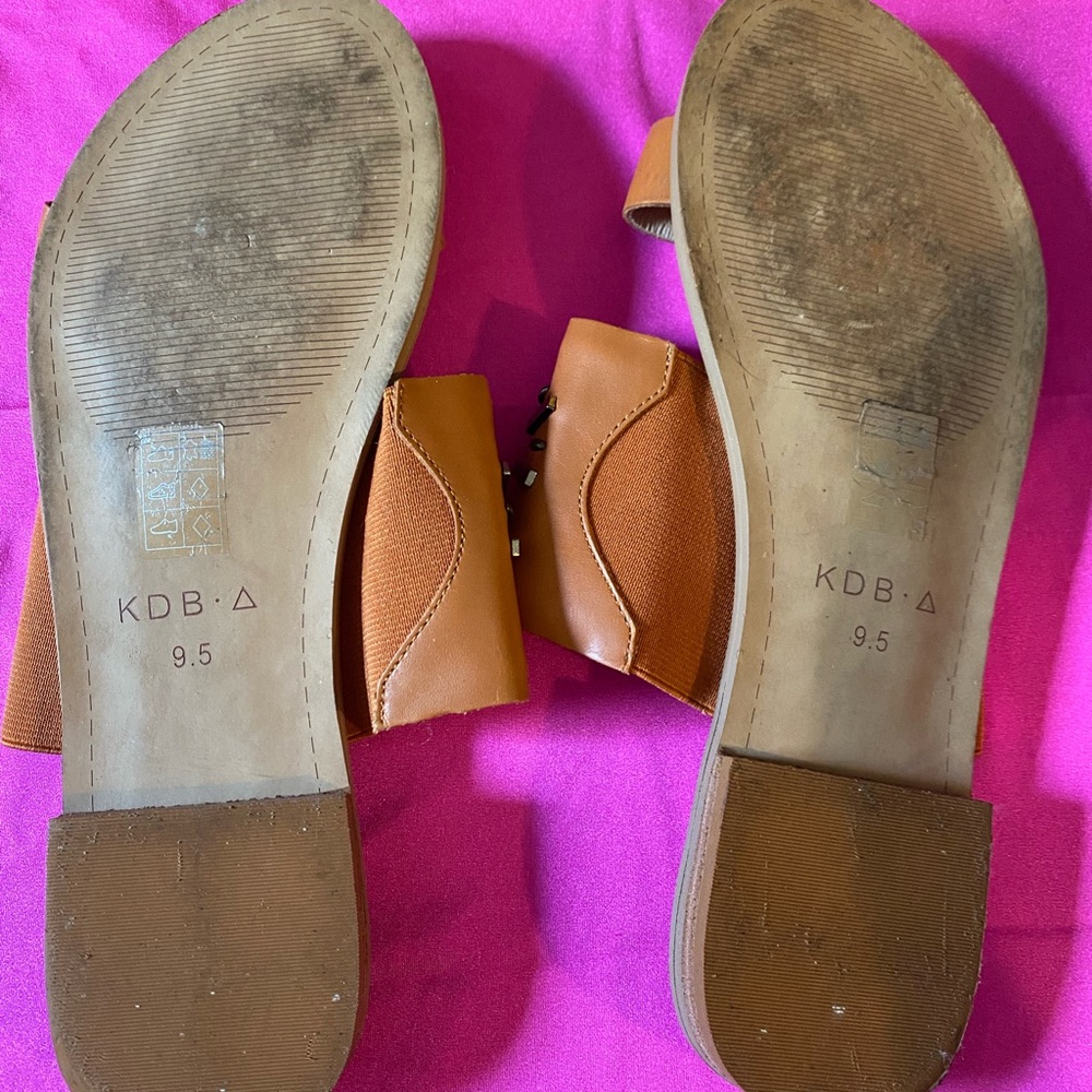 Kelsi Dagger Brown Studded Sandals - Picture 4 of 6